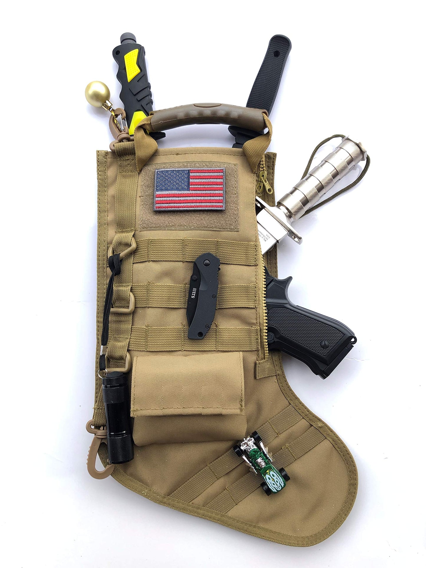 Tactical Christmas Stocking with Molle Gear