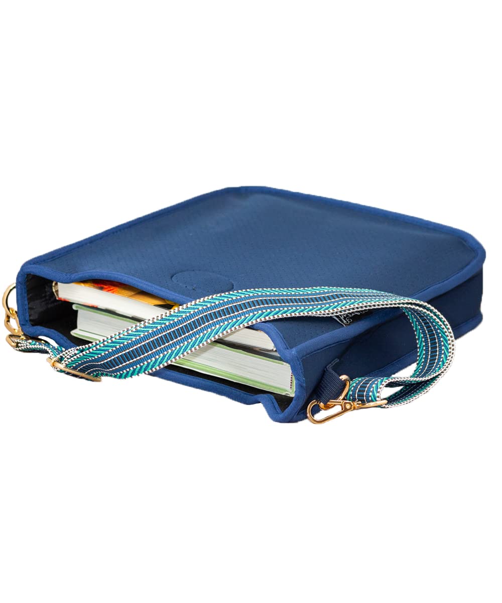 Pinafore Crossbody Neoprene Messenger Bag with Adjustable Guitar Strap