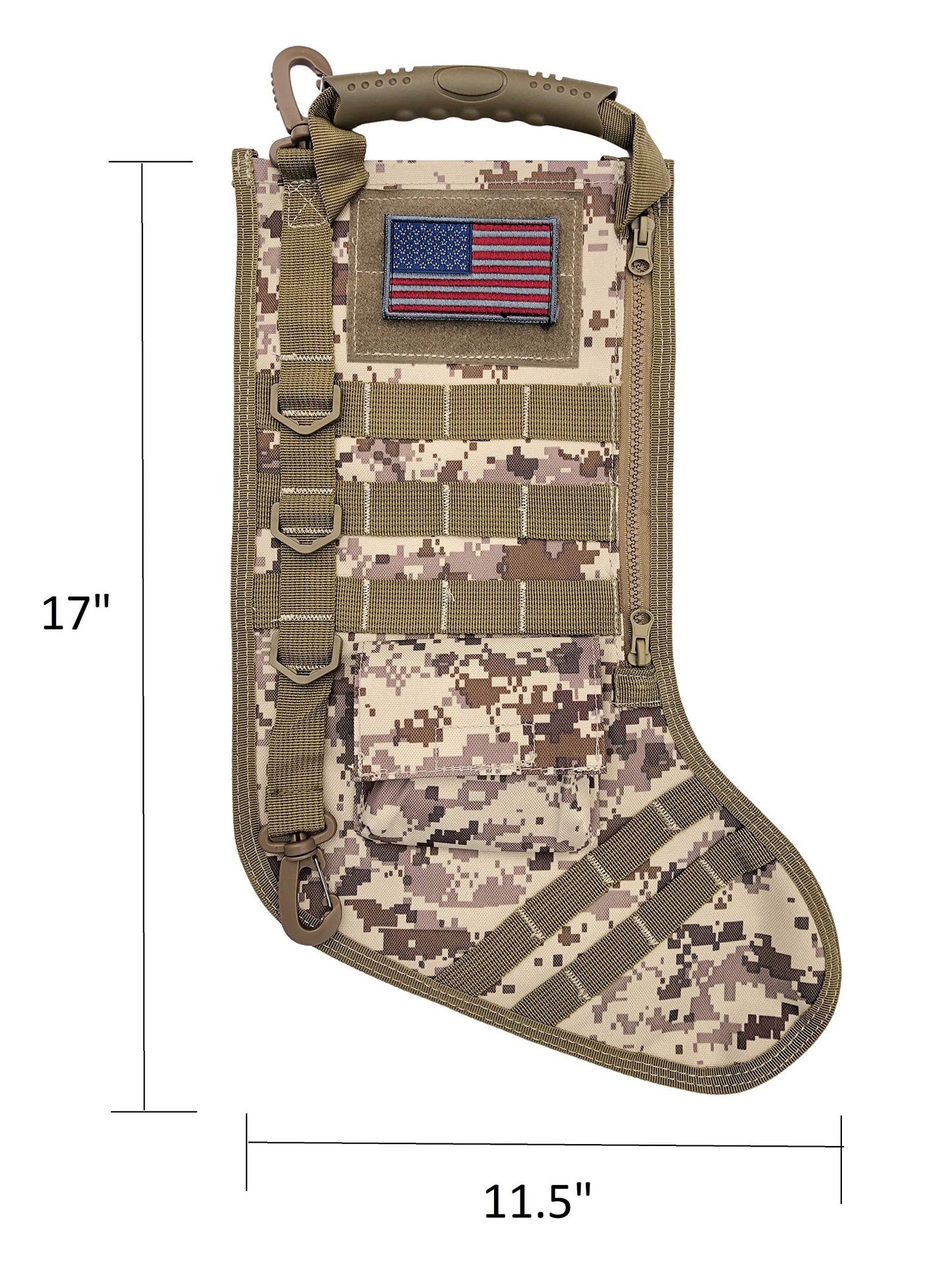 Tactical Christmas Stocking with Molle Gear