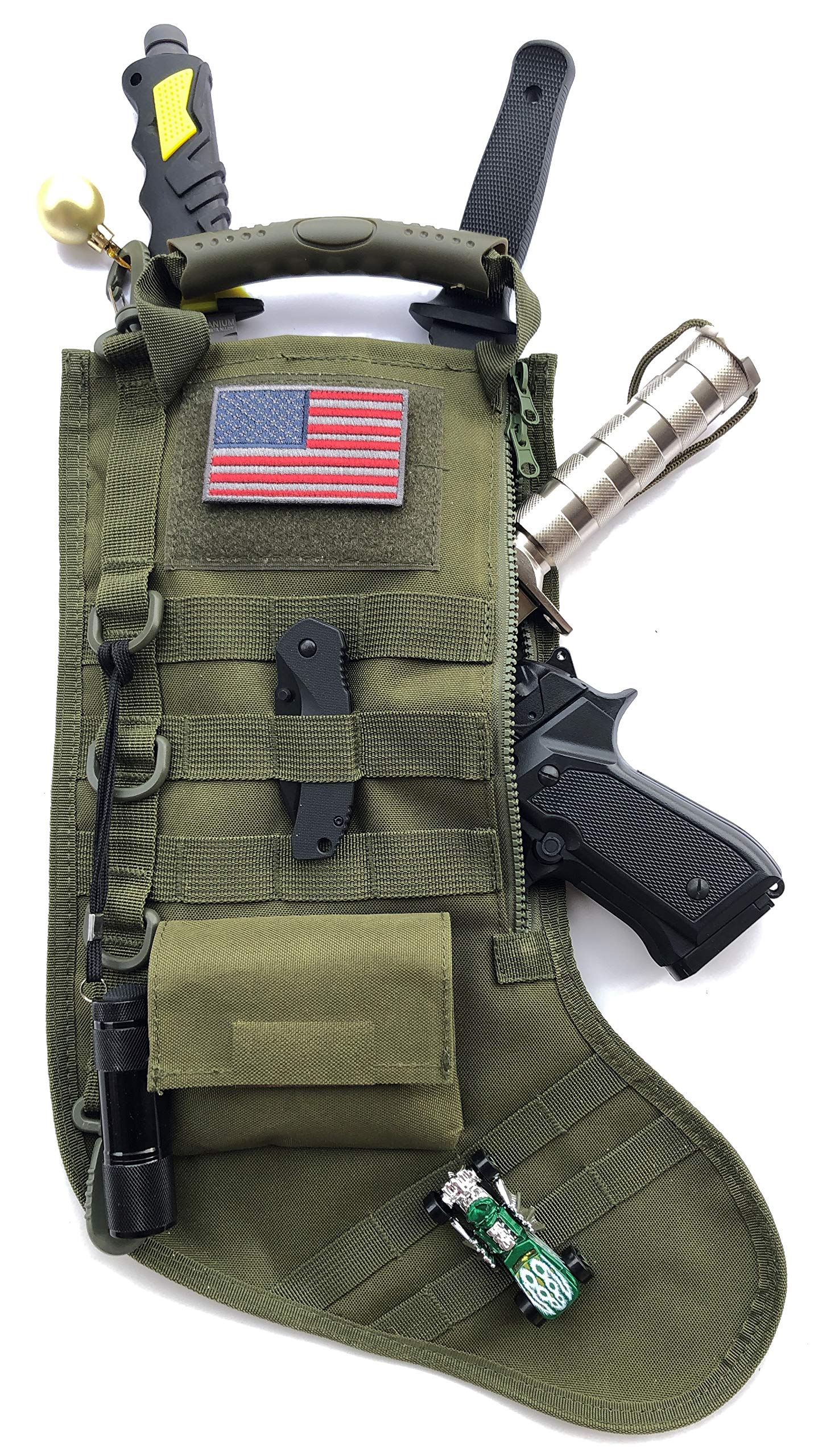 Tactical Christmas Stocking with Molle Gear