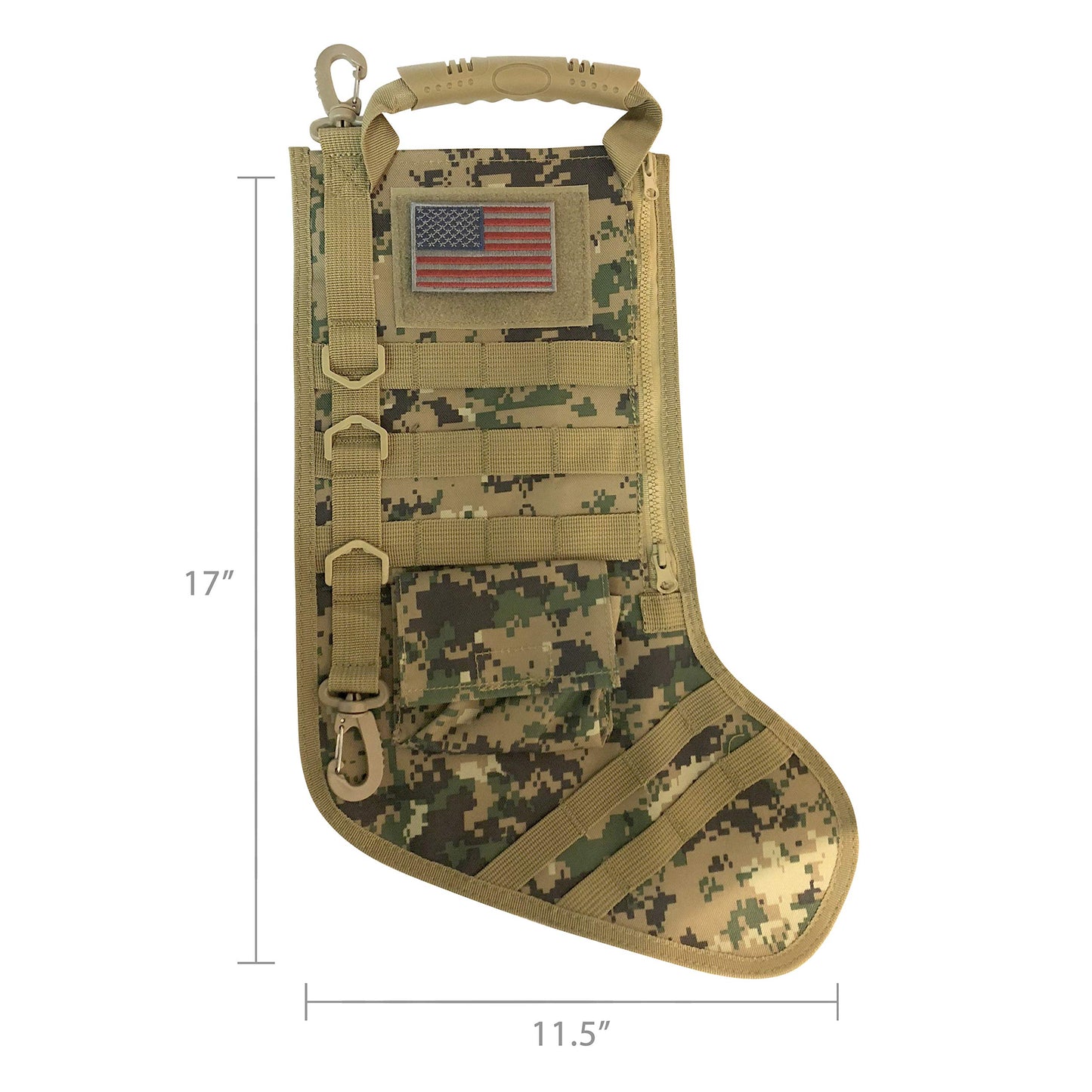 Tactical Christmas Stocking with Molle Gear