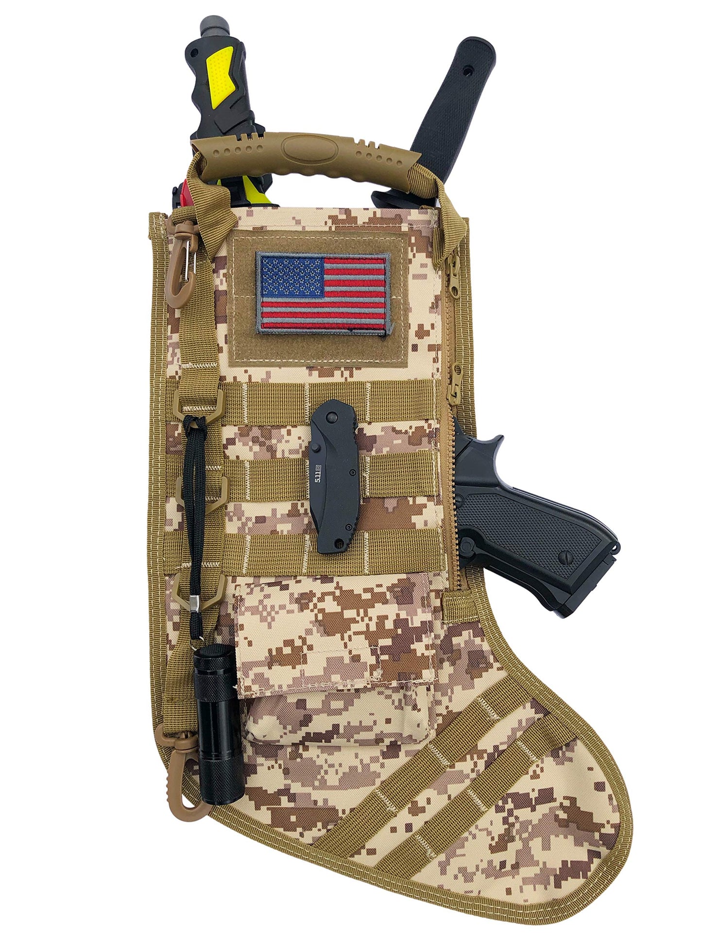 Tactical Christmas Stocking with Molle Gear