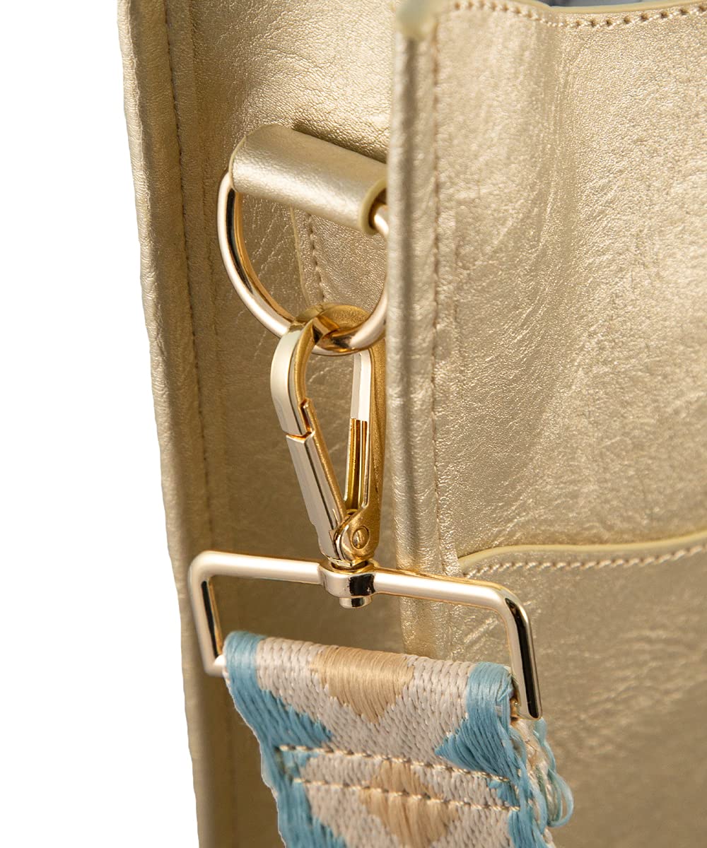 In 7 Colors Vegan Leather Crossbody Shoulder Bag Purse w/ Adjustable Guitar Strap