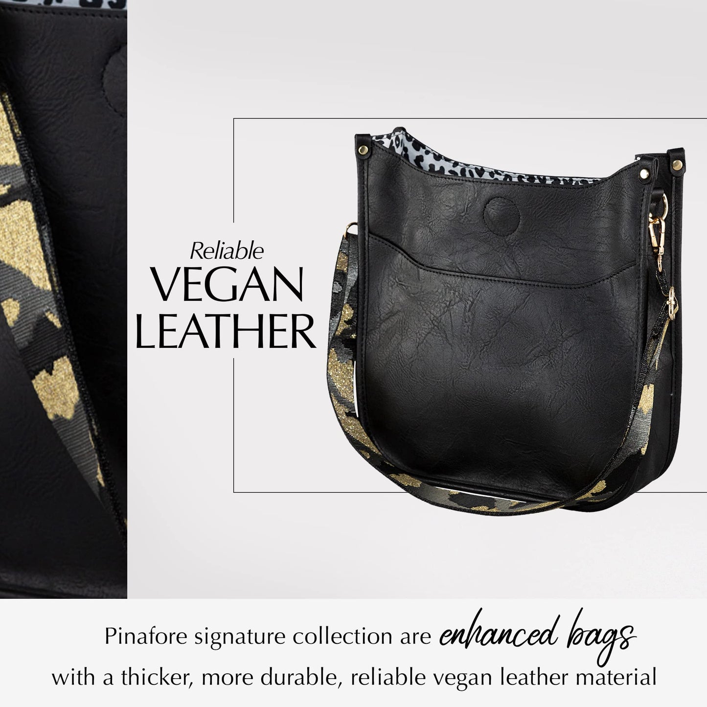 In 7 Colors Vegan Leather Crossbody Shoulder Bag Purse w/ Adjustable Guitar Strap