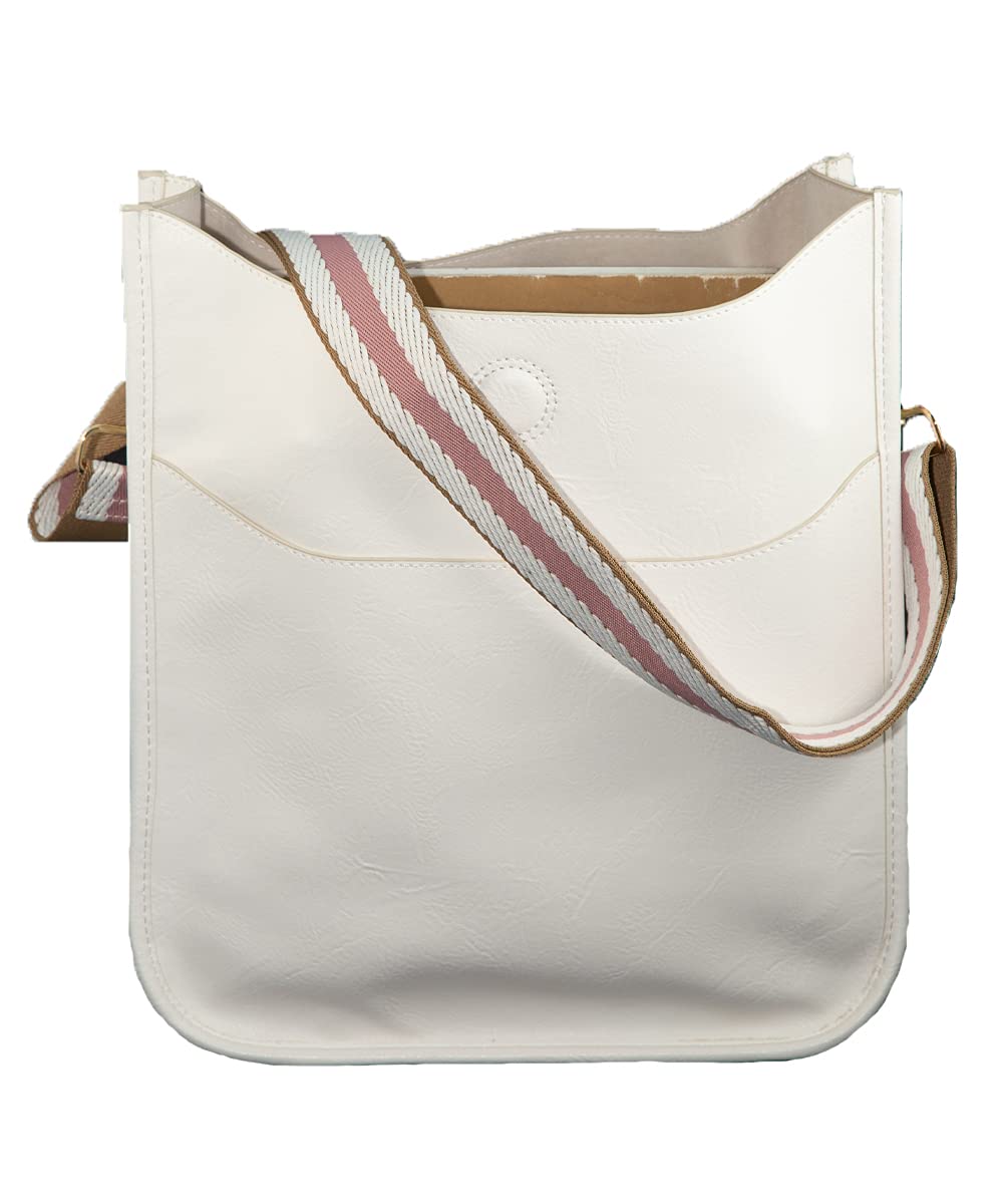 In 7 Colors Vegan Leather Crossbody Shoulder Bag Purse w/ Adjustable Guitar Strap