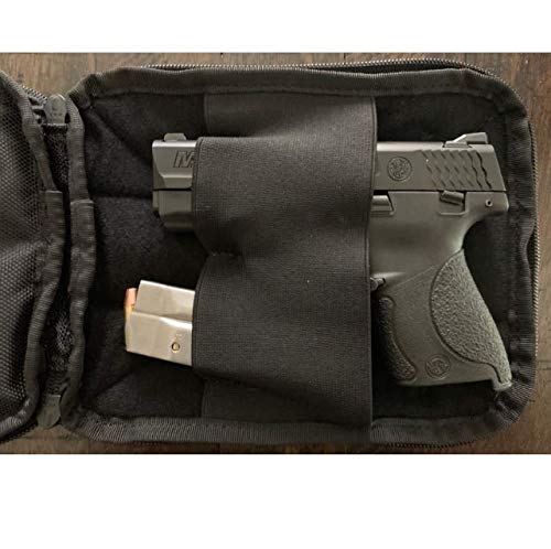 CCW Concealed Carry Gun Pouch | Tactical Pistol Conceal Fanny Pack Holster | Handgun Waist Bag with Belt Loops